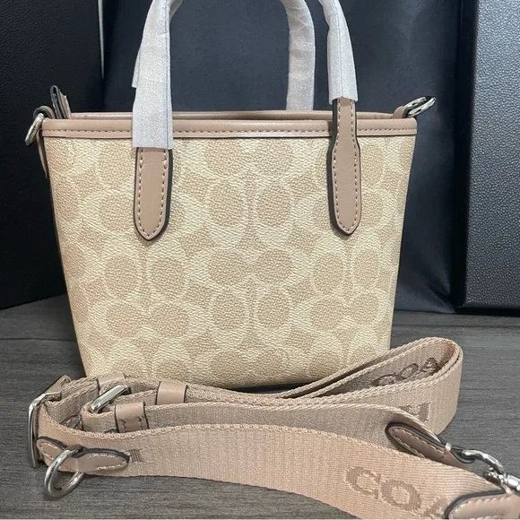 Coach Tan Signature Mini Bag - Picture 4 of 7